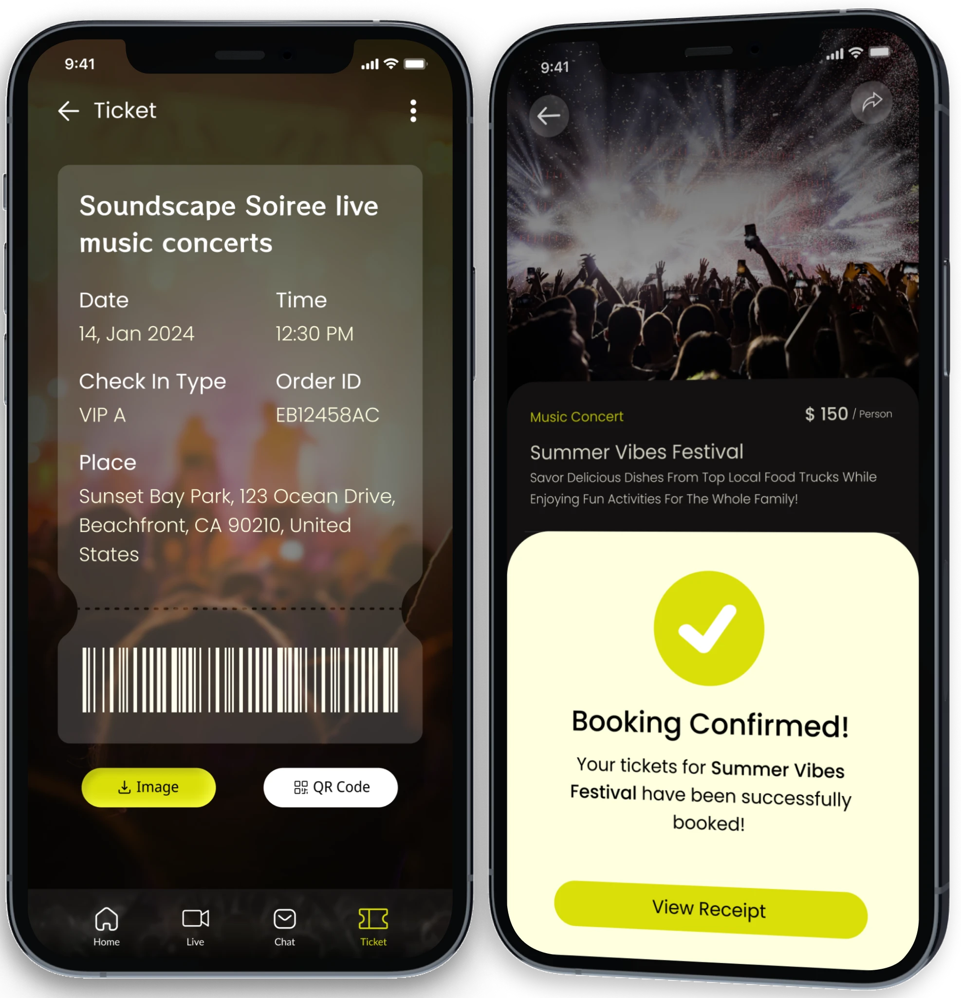 Booking Confirmation & Ticket Management